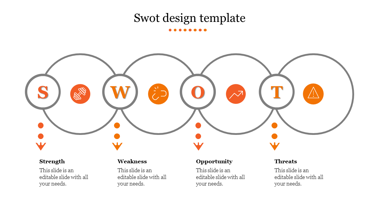 swot design template-Orange